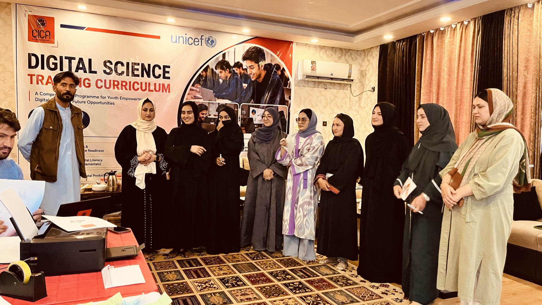 Group activity during Digital Science training